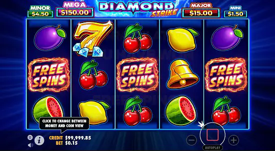 diamond strike slot demo