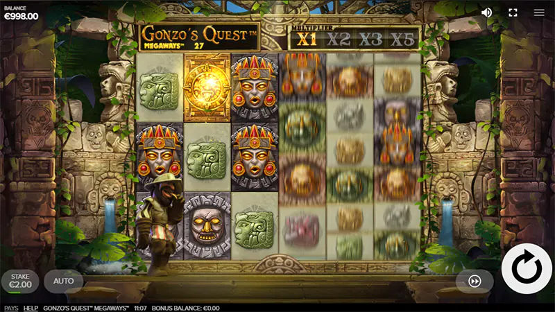 gonzos quest megaways free spins