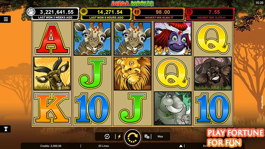 mega moolah online slot