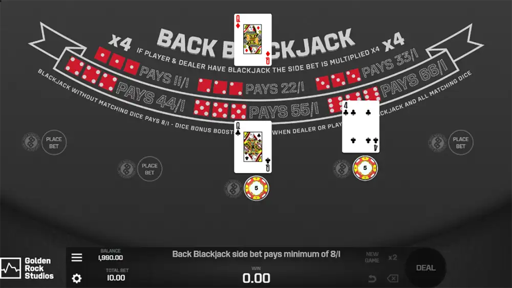 Back Blackjack