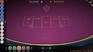 No Commission Baccarat demo