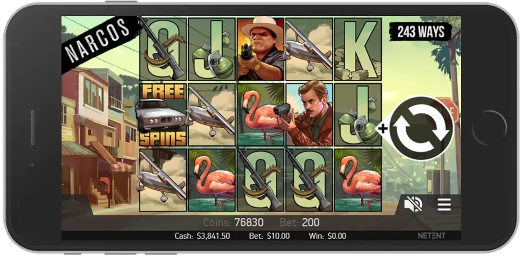 narcos slot mobile