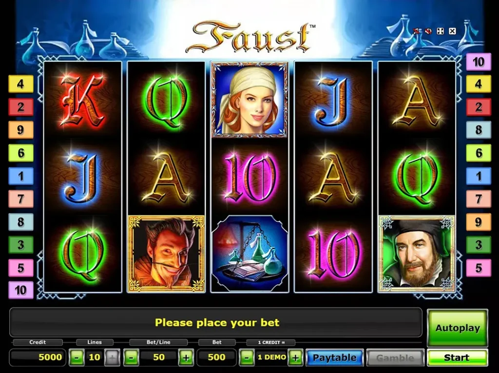 faust slot bonus