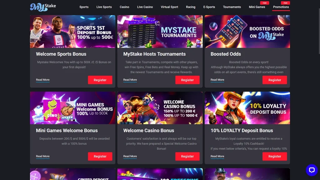 mystake bonus