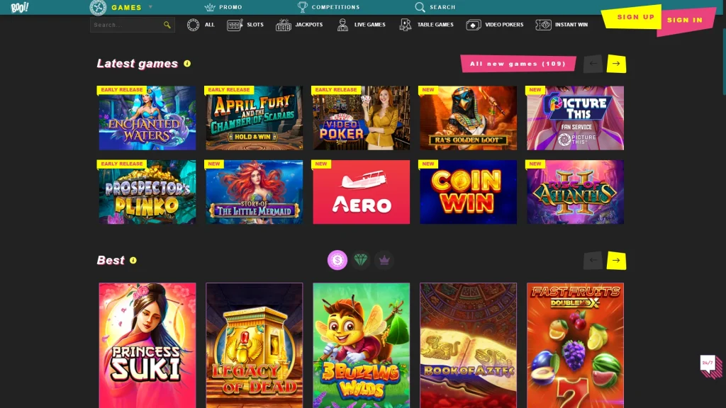 booi casino slots