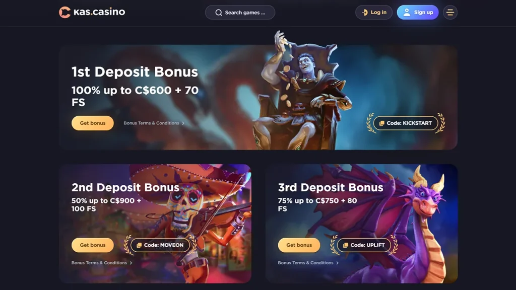 kas casino bonuses