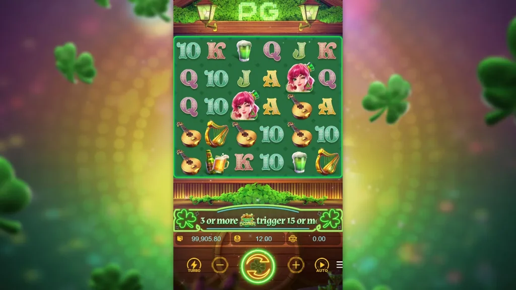 Lucky Clover Lady slot bonus