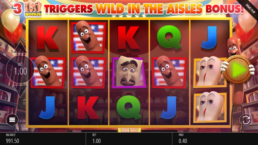 Sausage Party slot bonus