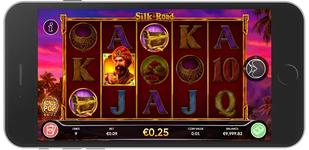 silk road slot mobile