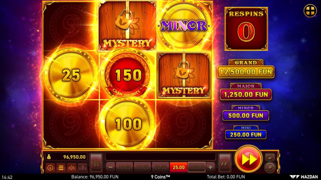 9 Coins slot bonus