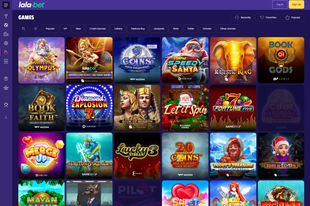 lalabet casino games