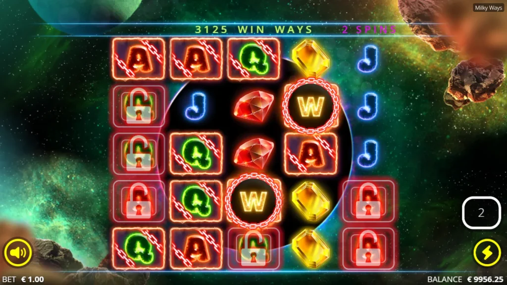 milky ways slot bonus