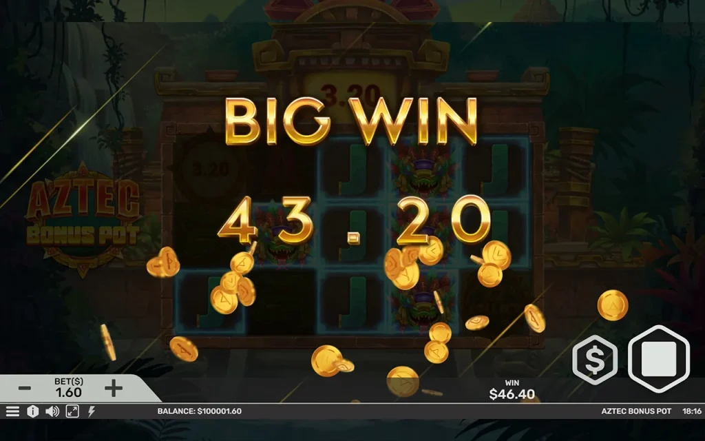 Aztec Bonus Pot Big Win