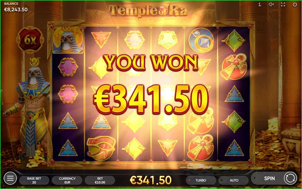 Temple of Ra Win