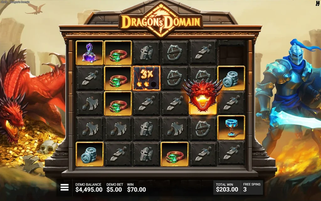 Dragon's Domain Free Spins