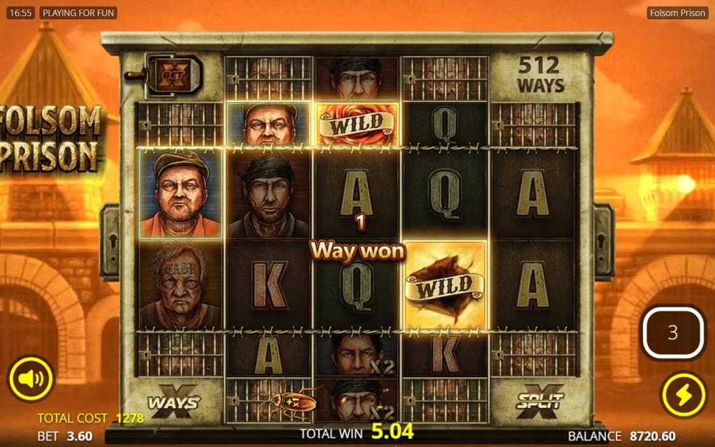 Folsom Prison Free Spins