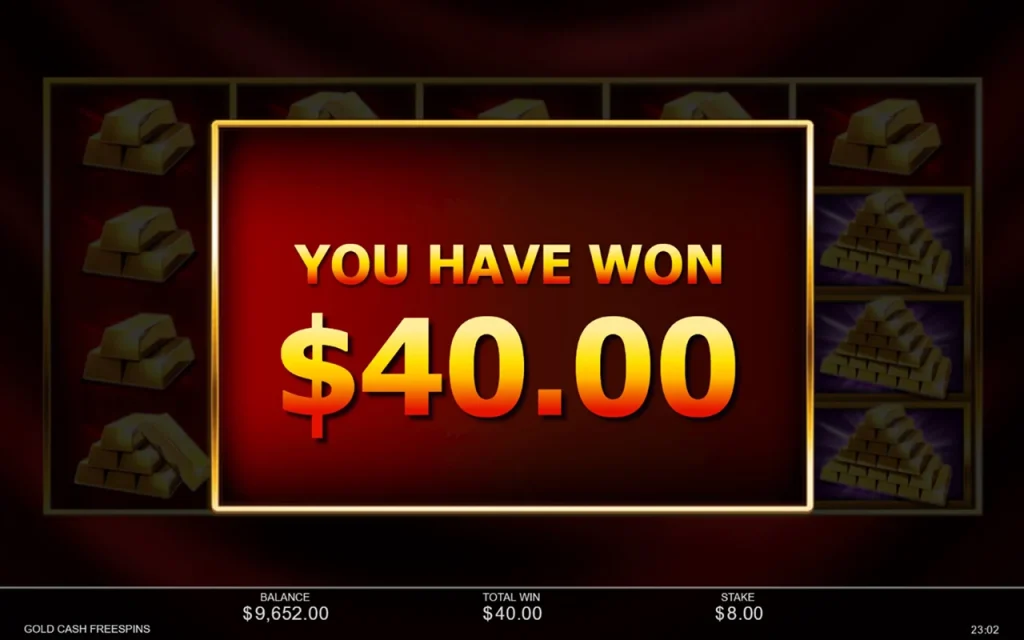 Gold Cash Free Spins Win