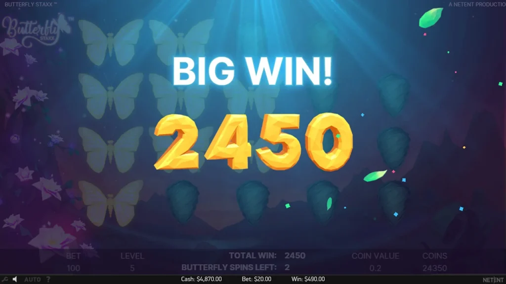 Butterfly Staxx Big Win