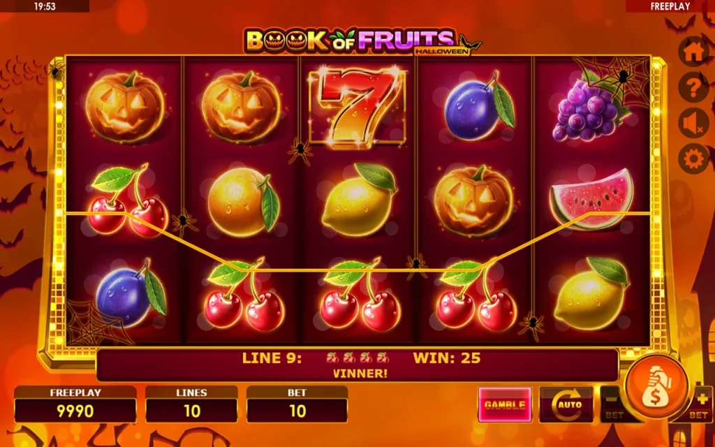 Book of Fruits Halloween Free Play