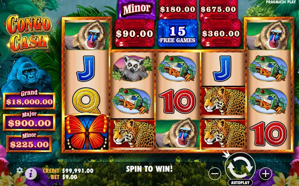 Congo Cash Free Play