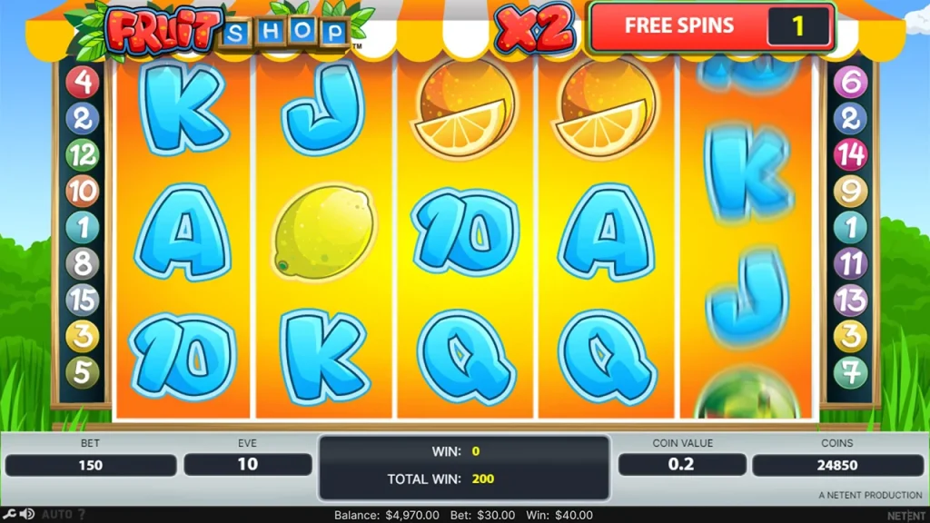 Fruit Shop Free Spins