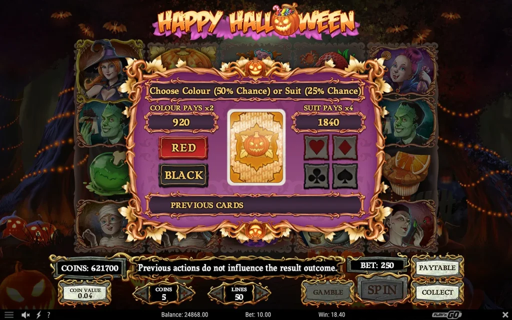 Happy Halloween Gamble Function