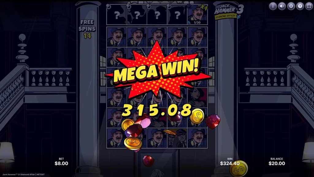 Jack Hammer 3 Mega Win