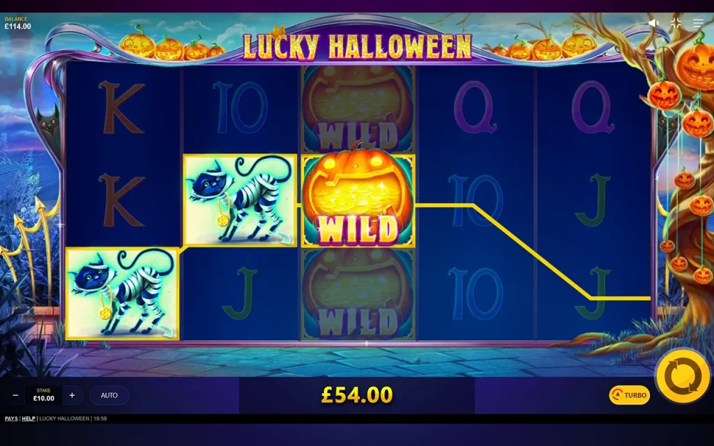 Lucky Halloween Win