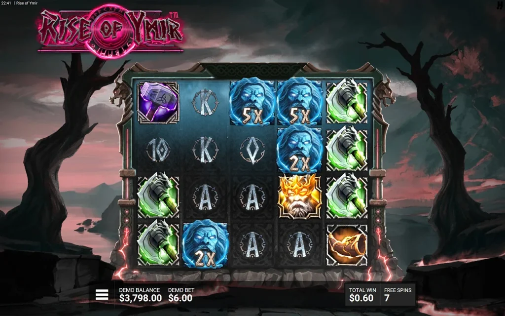 Rise of Ymir Free Spins