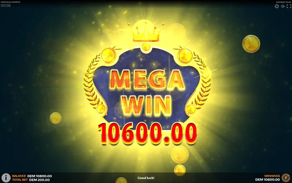 CoinSpin Fever Mega Win