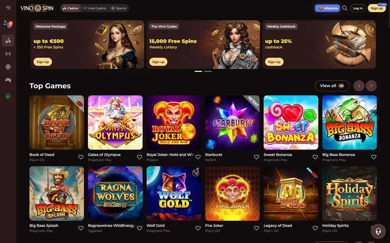 Vincispin Casino