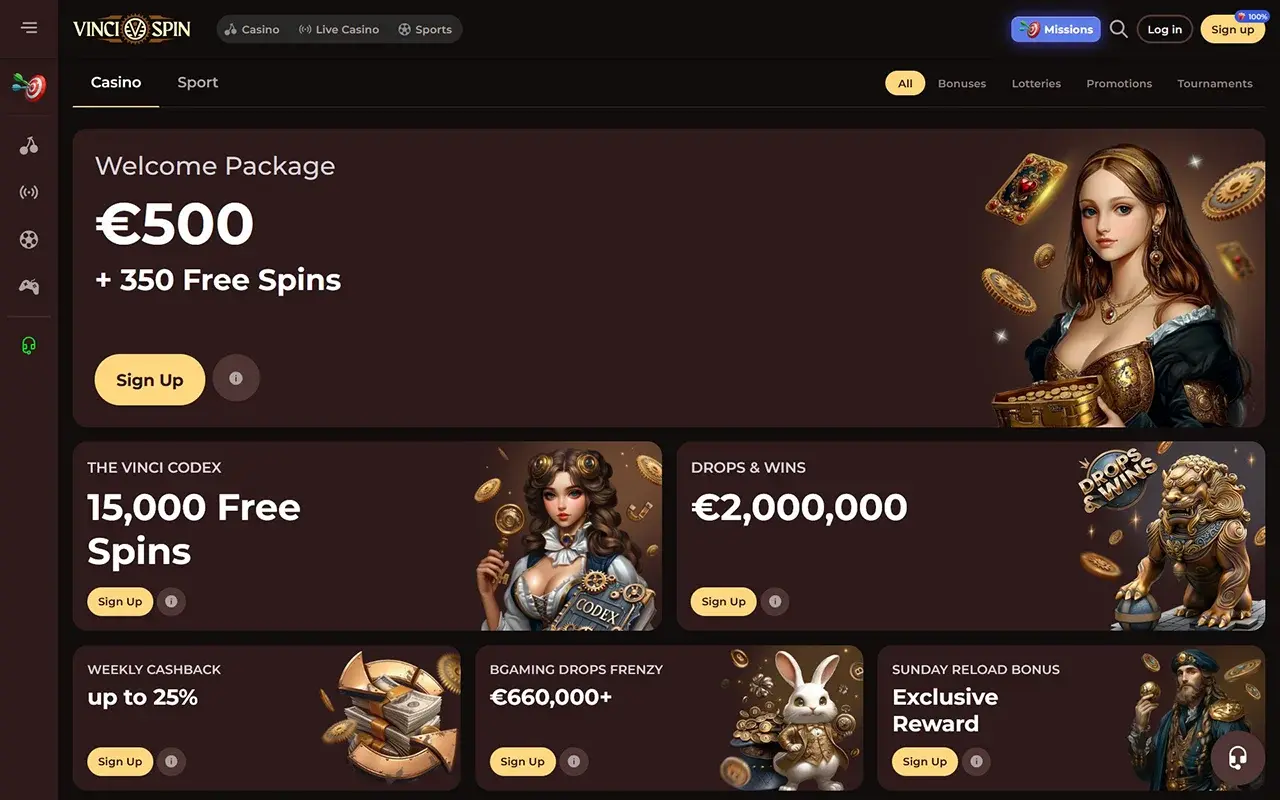 Vincispin Promotions