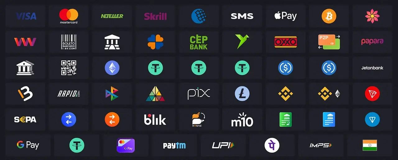 VAVADA Payment Methods VAVADA Payment Methods