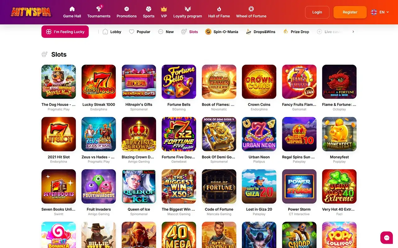 HitNSpin Games