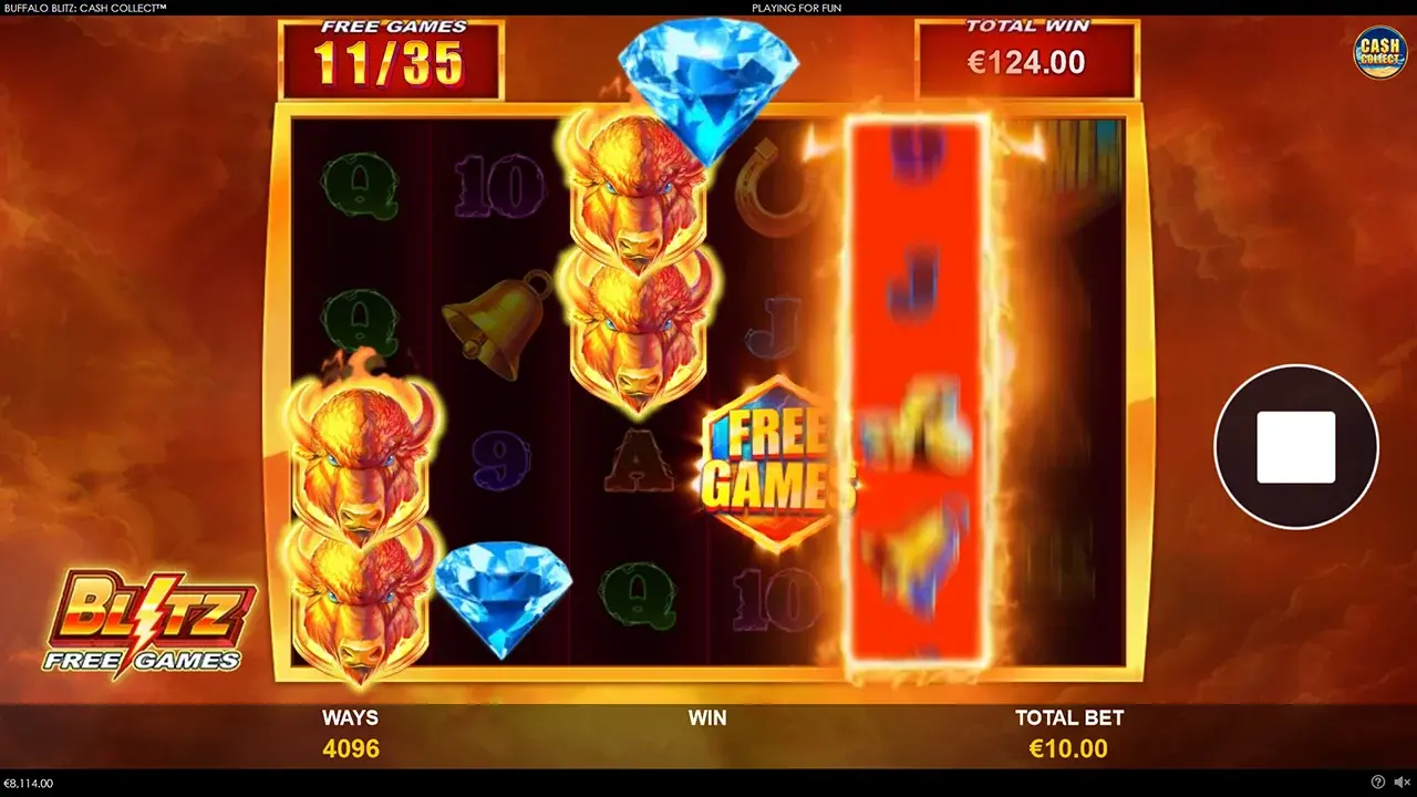 Buffalo Blitz: Cash Collect Free Spins