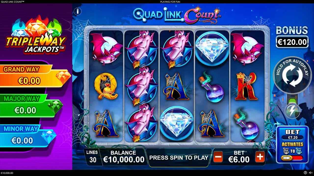 Play Quad Link Count Quad Link Count