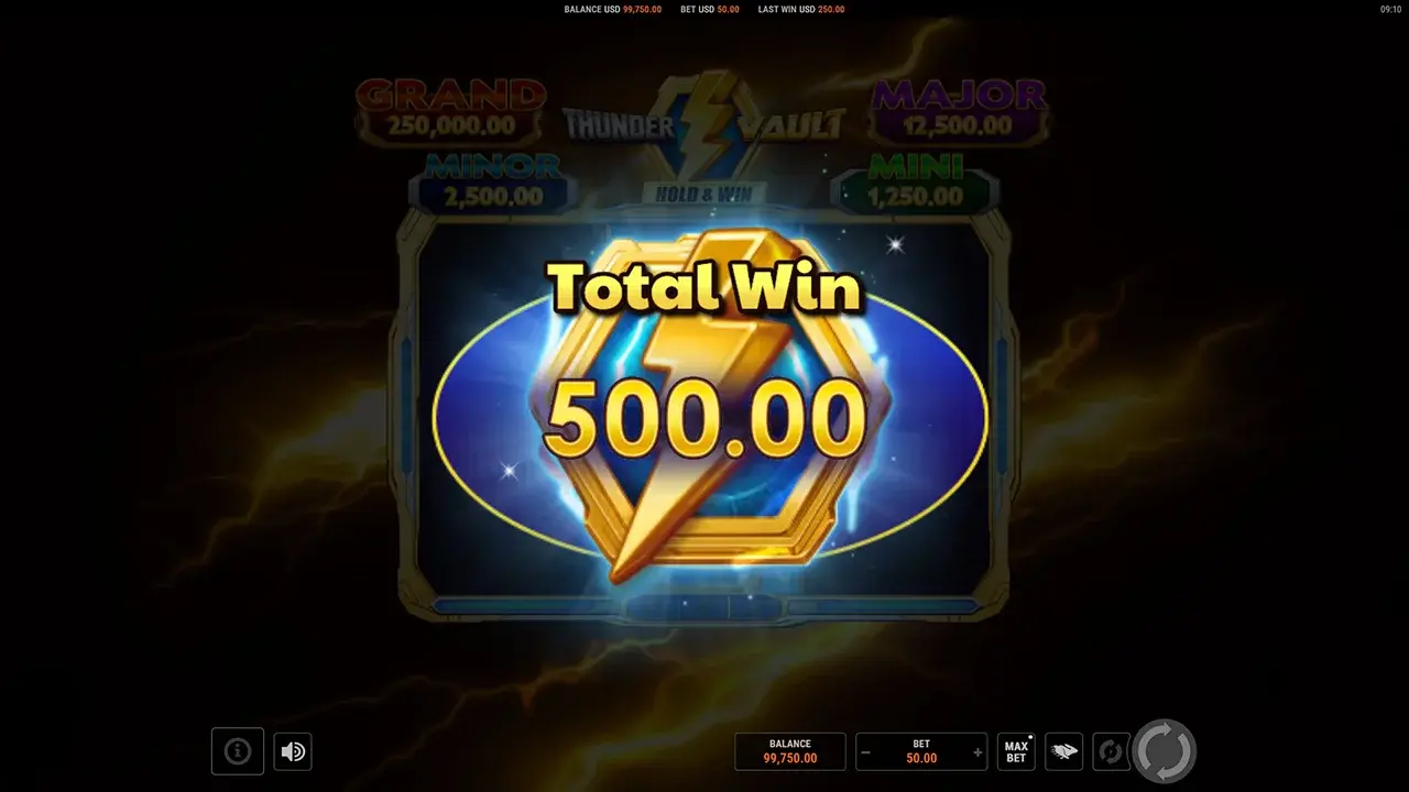 Thunder Vault Hold & Win Win