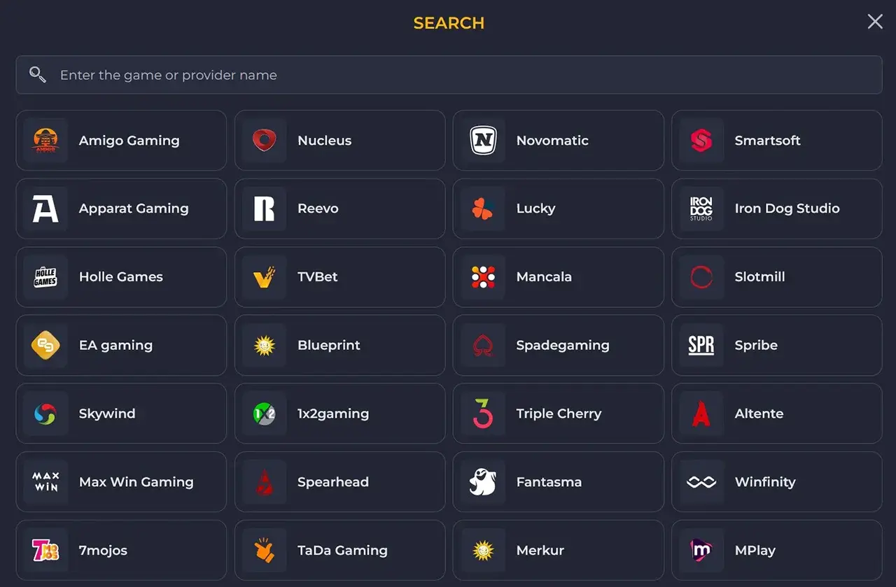 Rolling Slots Providers