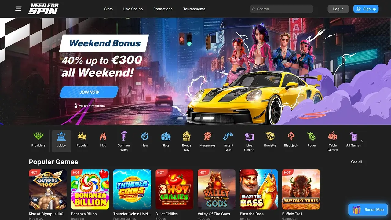 Need For Spin Casino