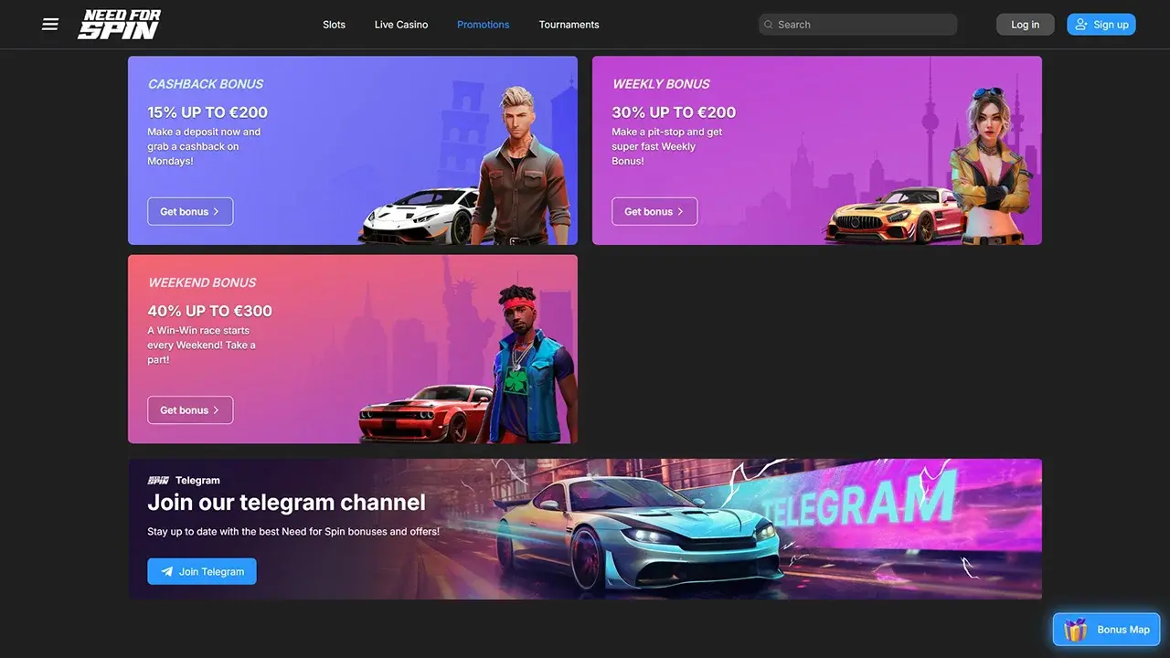 Need For Spin Promotions