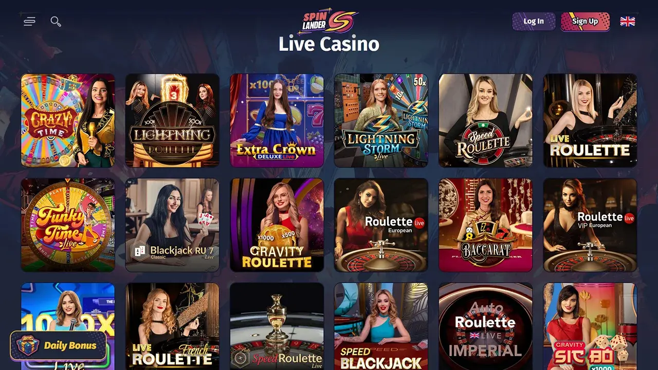 Spinlander Live Dealer Spinlander Live Dealer