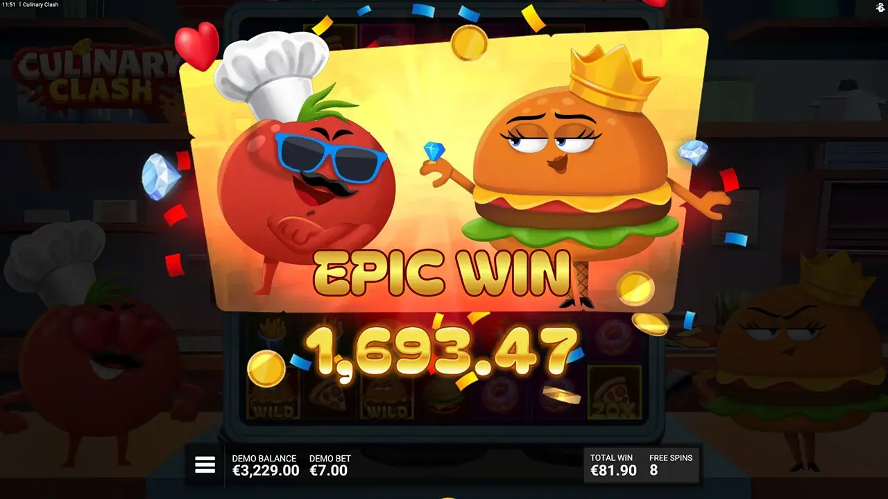 Culinary Clash Epic Win