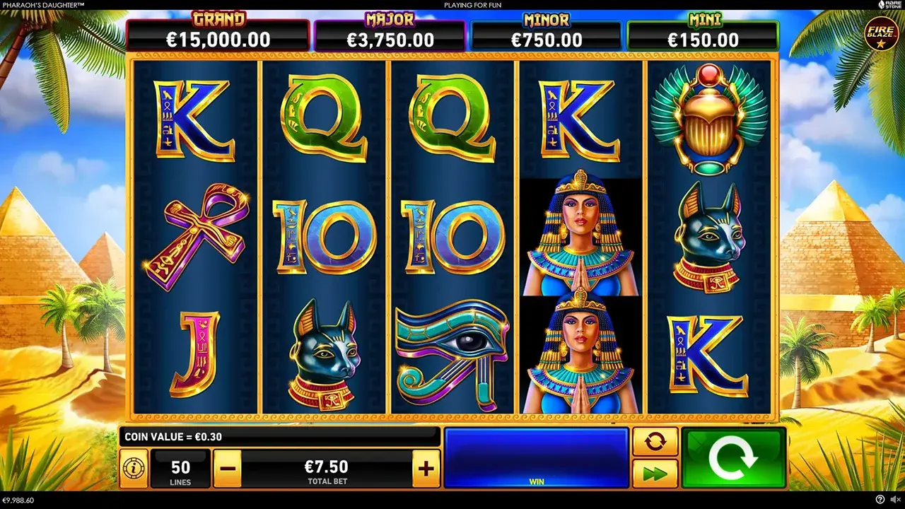 Pharaoh's Daughter Free Play