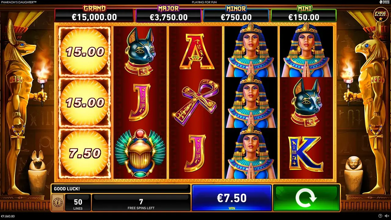 Pharaoh's Daughter Free Spins