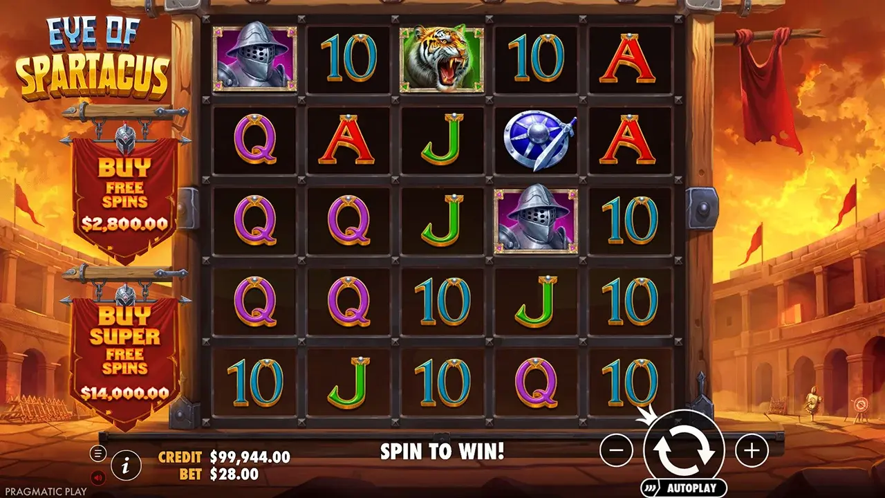 Eye of Spartacus Free Play