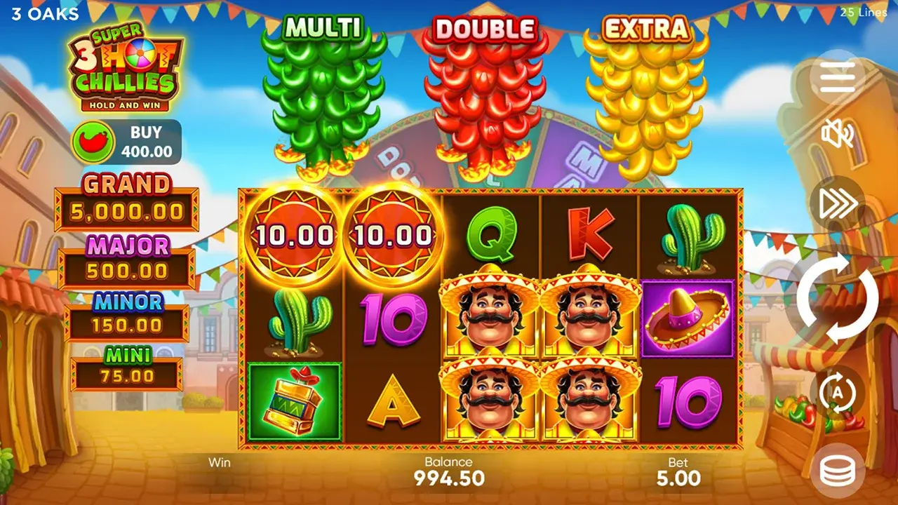 3 Super Hot Chillies Free Play