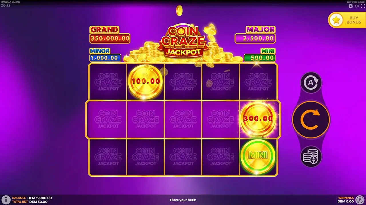 Coin Craze Jackpot Free Play