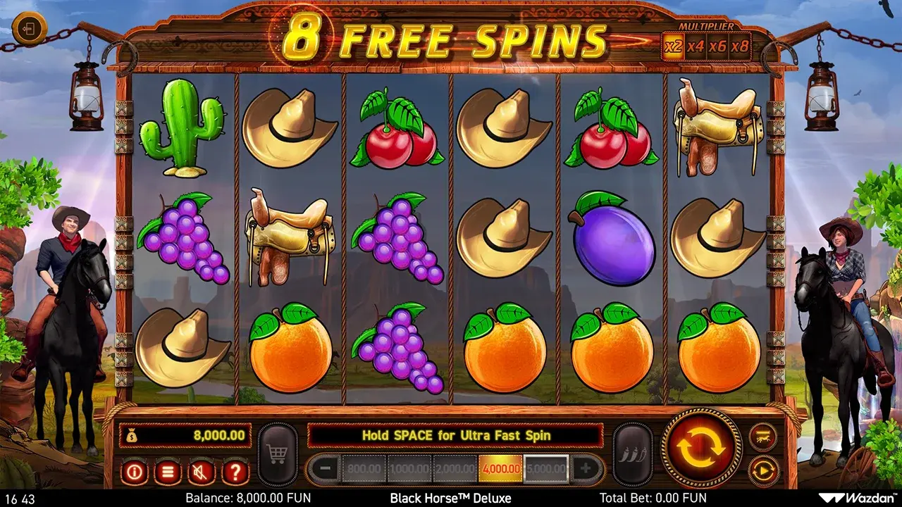 Black Horse Deluxe Free Spins