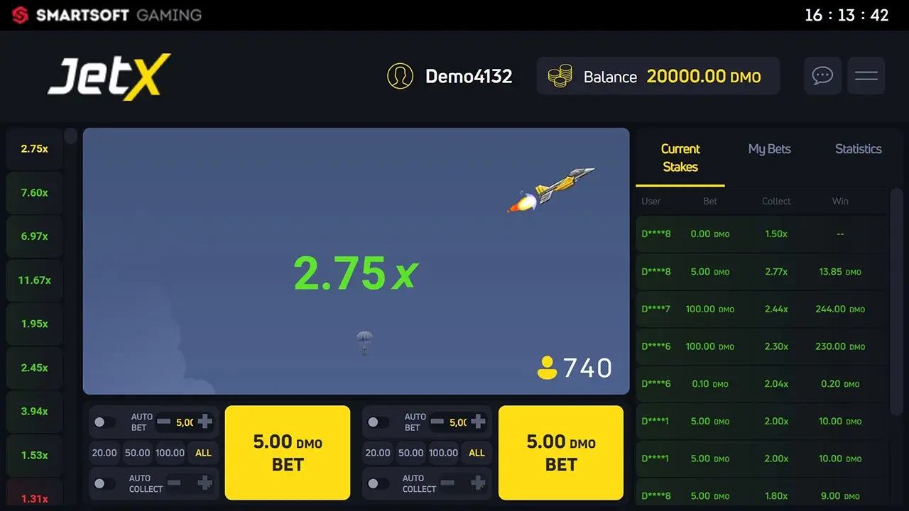 Play JetX JetX