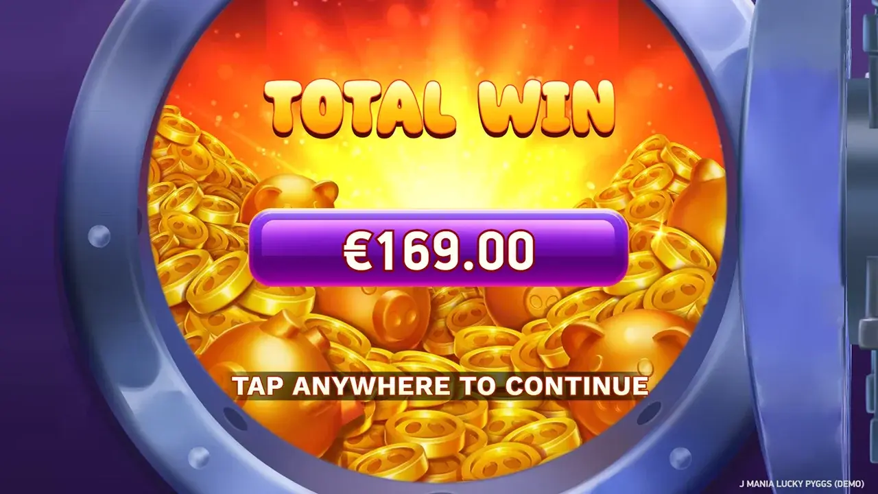 J Mania Lucky Pyggs Win